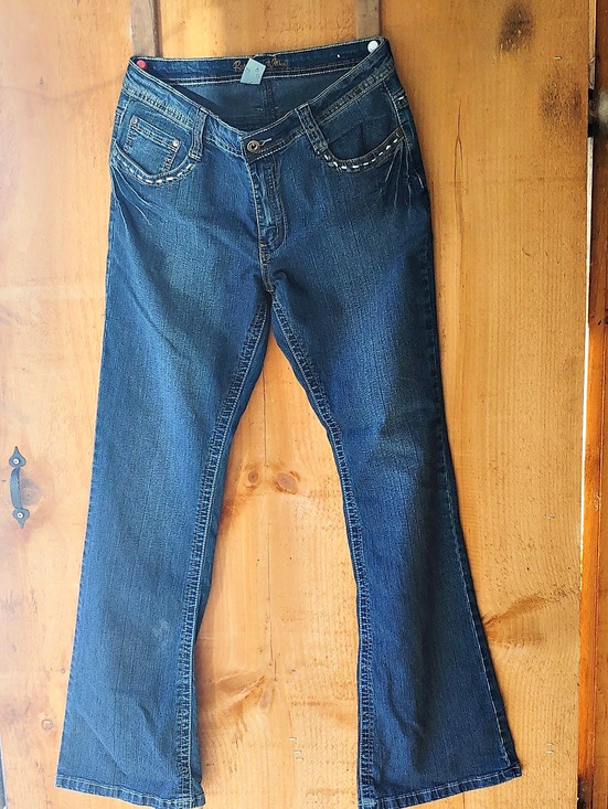 Rodeo Wear Jeans Denim - RoadrunnerJeans Boot Cut Jeans Blue Waist 10